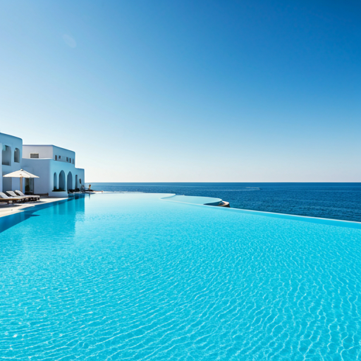 Luxury resort overlooking the turquoise waters of the Red Sea